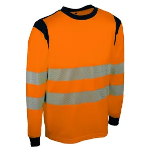 t shirt à manches longues haute visibilité suvo