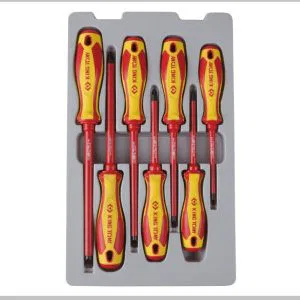 JEU DE TOURNEVIS A FENTE ET PHILLIPS® isolés VDE - 7 pièces