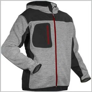VESTE THERMIQUE BORA Tricot 100% PES 380g/m2 + Softshell
