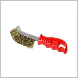BROSSE ACIER MANCHE PLASTIQUE 1RANG