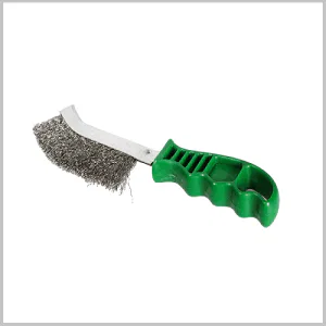 BROSSE INOX MANCHE PLASTIQUE 1RANG