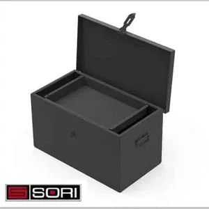 COFFRE DE CHANTIER 550 x 300 x 300 avec plateau baladeur