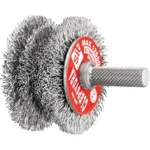 brosse circulaire profilee pour perceuse clepsydra acier
