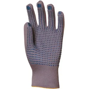 gants eurostrong 4380 j13 pa gris picots pvc bleu